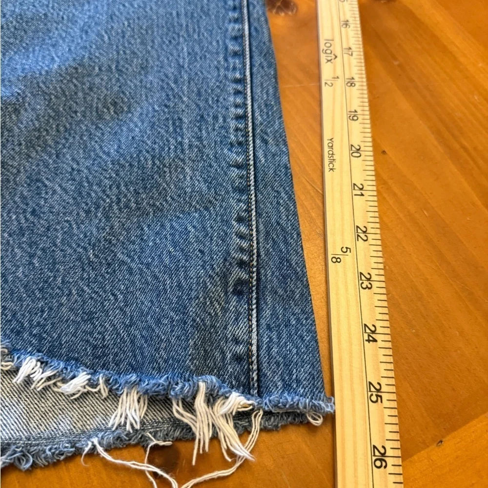 Levi’s 501 Button Fly 30x26 Jeans Women’s Raw Hem Medium Wash Classic Chic Indie